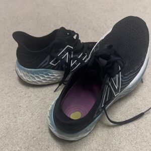 New Balance Women's Black and Teal Athletic Shoes